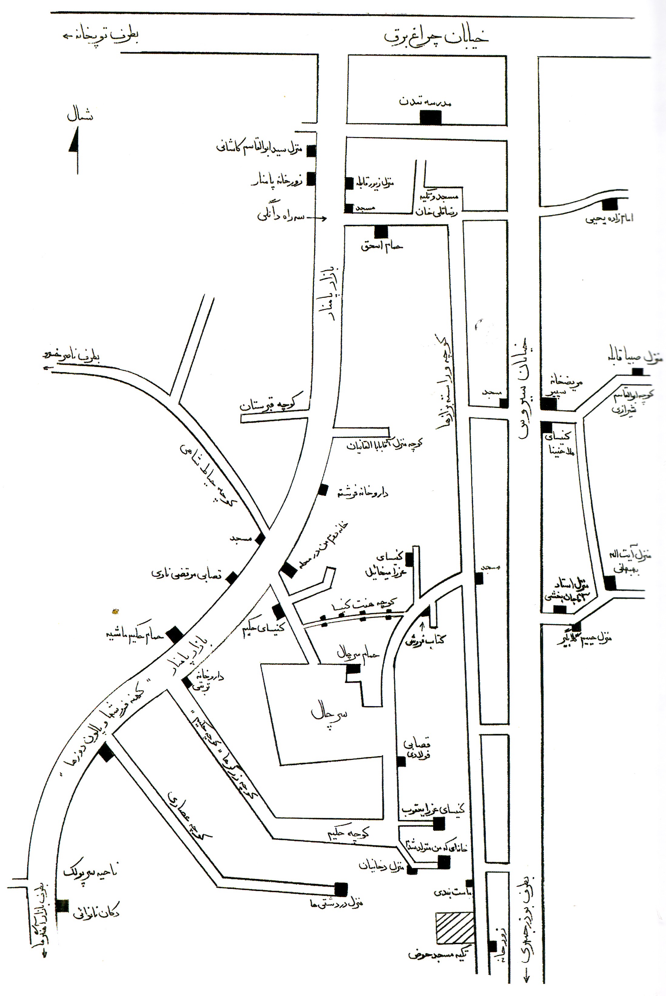 Map of Sarechal